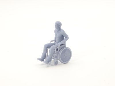 Autorennbahn Figur 124 Rollstuhlfahrer