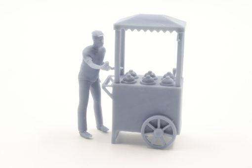 Autorennbahn Figur Eisverkäufer mit Verkaufswagen in 132