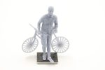 Autorennbahn Figur Fabian mit Fahrrad in 132