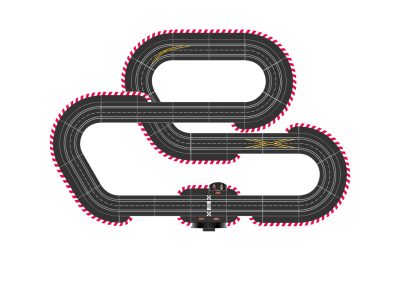 Randstreifenpaket für die Carrera Digital 132 Retro Grand Prix