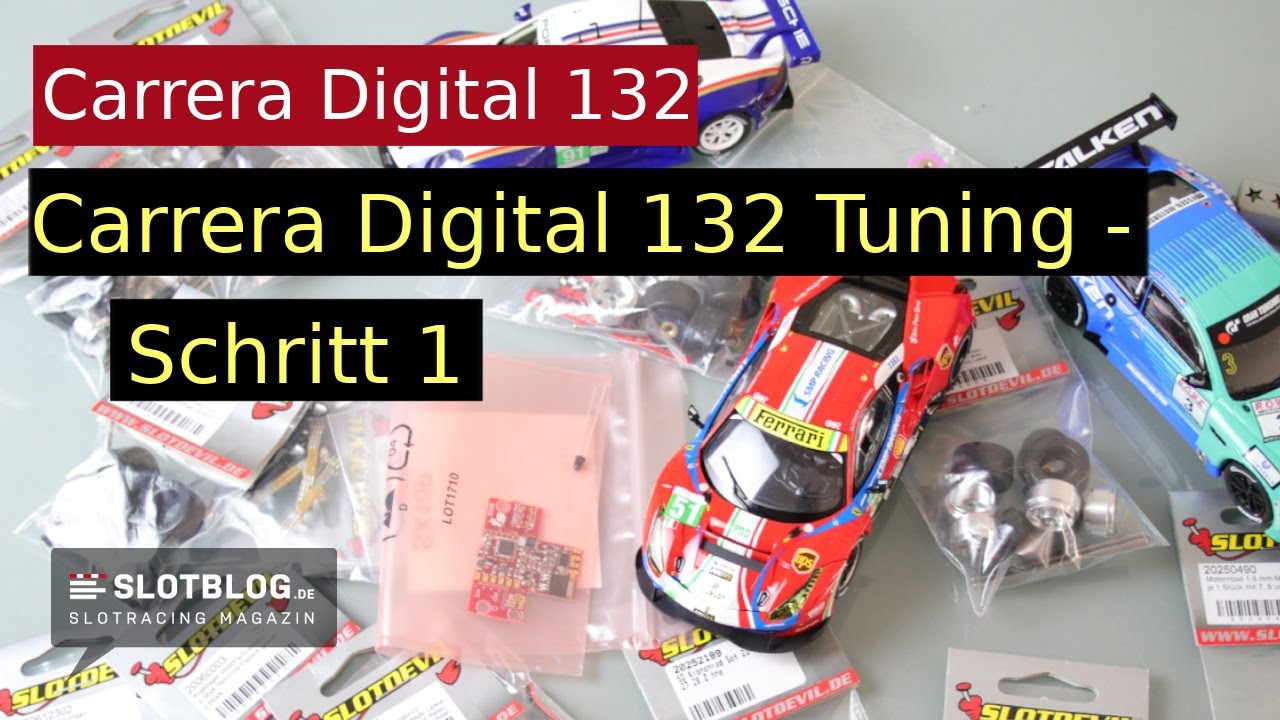 Carrera Digital 132 Tuning Schritt 1