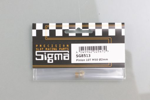 Messing Ritzel Sigma 10 Zähne M50 für 2mm Motorwellen SG8513