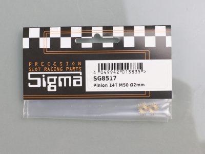 Messing Ritzel Sigma 14 Zähne M50 für 2mm Motorwellen SG8517