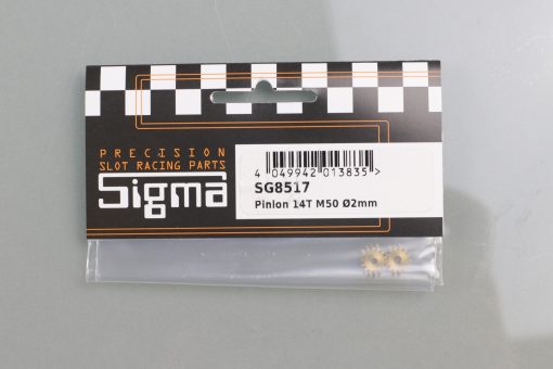 Messing Ritzel Sigma 14 Zähne M50 für 2mm Motorwellen SG8517
