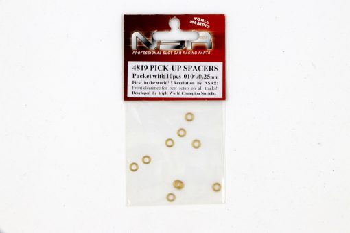NSR Leitkiel Distanzen 0.05 0,12mm Messing Pick-Up Guide Spacers #4818