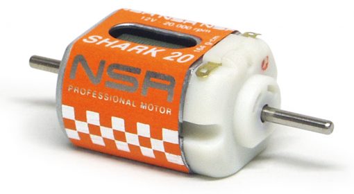 NSR Motor Shark 20 # 3004 Bauform 13D ShortCan, 20.000 rpm, 12 Volt