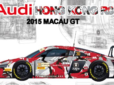NUNU Audi R8 LMS GT3 Macau 2015 No. 8 & No. 30 - 24028