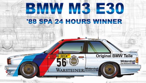 NUNU Beemax BMW M3 E30 #88 Spa 24 Hours Winner 1:24