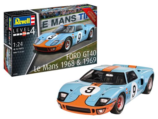 Revell Ford GT 40 Le Mans 1968 & 1969 - 07696