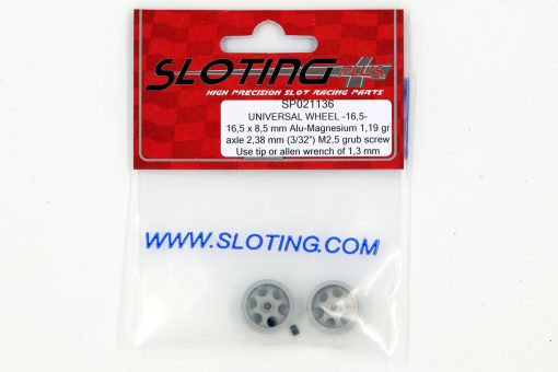 SP021136 Sloting Plus Slotcar Felge 16,5 x 8,5 mm UNIVERSAL