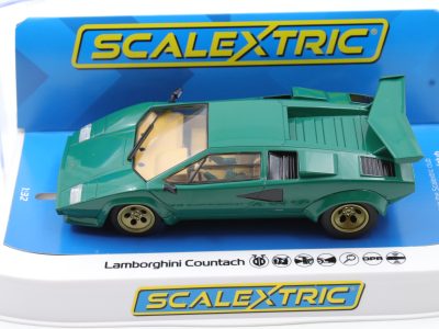 Scalextric Lamborghini Countach Metallic Green HD 4500