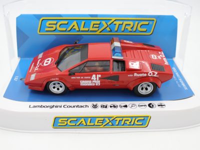 Scalextric Lamborghini Countach Safety Car Monaco 1986