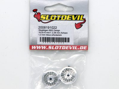 Slotdevil Stegfelge BBS Design 18,5 x 10 mm für Slotcars im Maßstab 132 2008191022