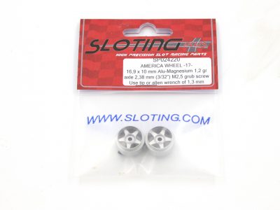 Sloting Plus Slotcar Felge 15,9 x 8,5 mm AMERICA R 16
