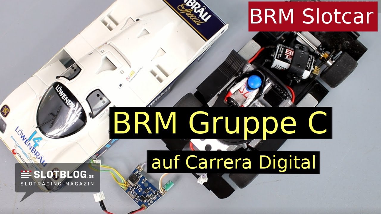 Umbau BRM Porsche auf Carrera Digital